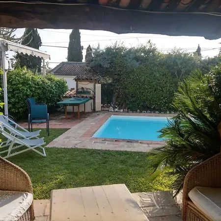 Avec Piscine Privee A Les Pins 别墅 胡安莱潘