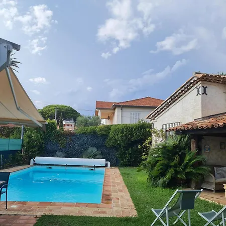 Avec Piscine Privee A Les Pins - 4 Minutes A Pieds Des Plages * Juan-les-Pins