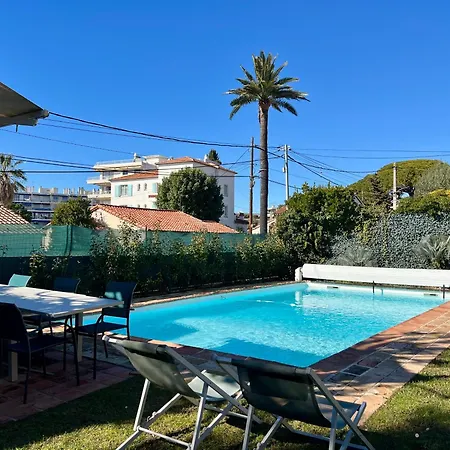 别墅 Avec Piscine Privee A Les Pins - 4 Minutes A Pieds Des Plages *